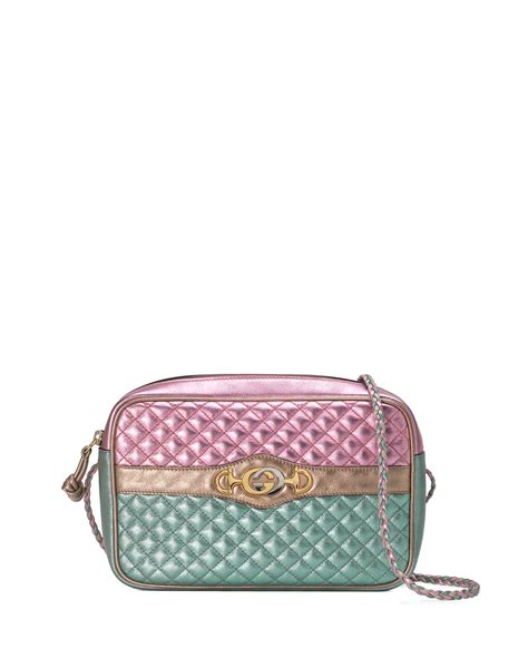 gucci trapuntata metallic|Gucci Trapuntata Small Quilted Camera Bag .